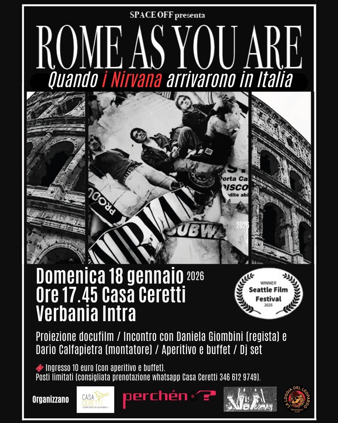 Rome as you are - Quando i Nirvana arrivarono in Italia