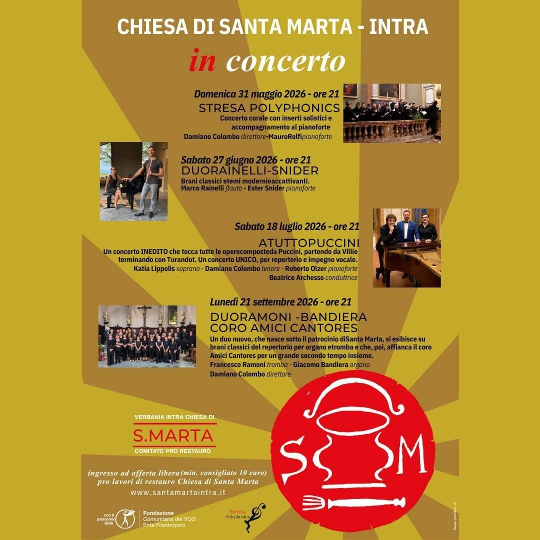 Immagine: S.Marta in concerto 2026