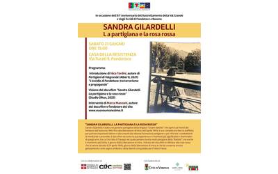 Immagine: SANDRA GILARDELLI La partigiana e la rosa rossa