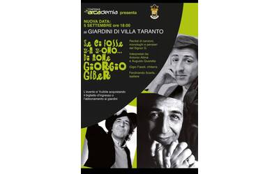 Se ci fosse un uomo – Omaggio a Giorgio Gaber
