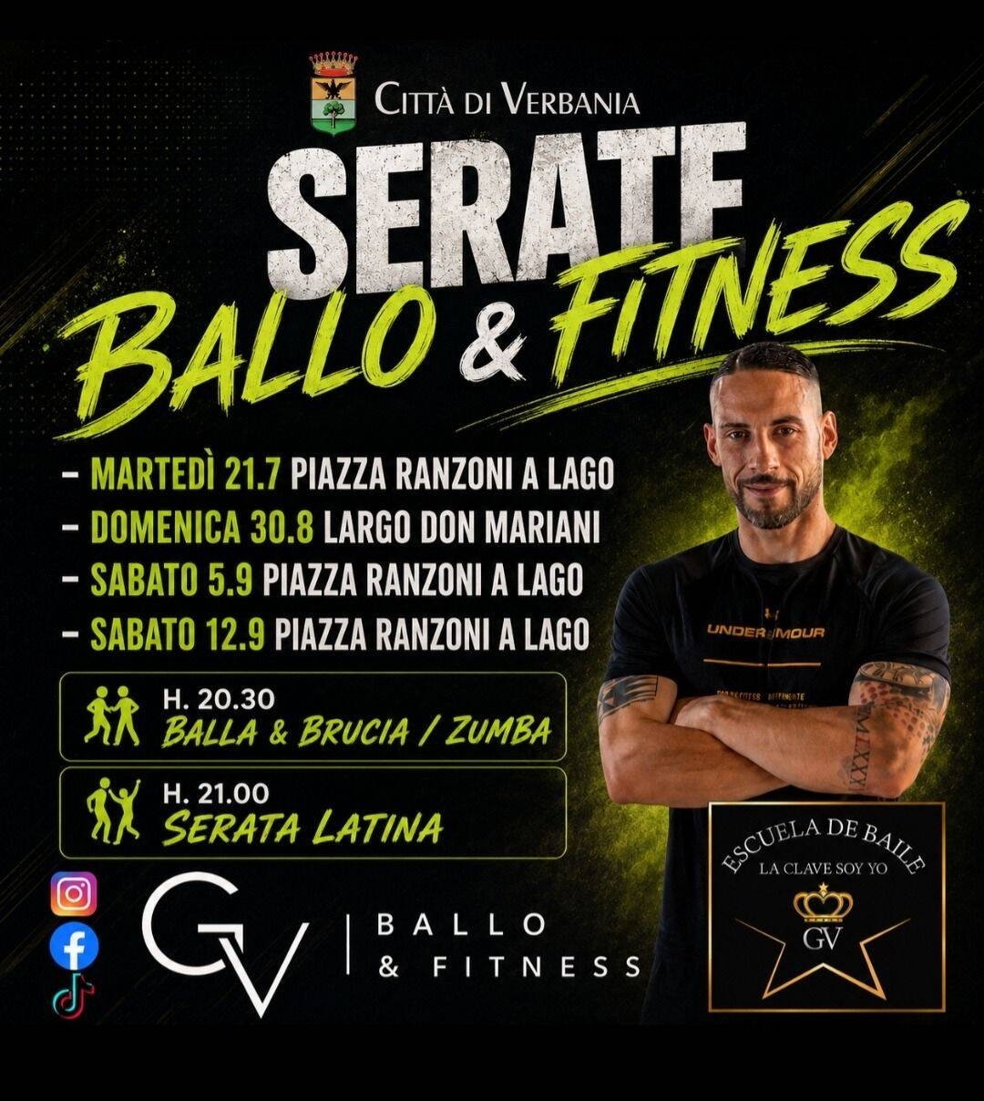 Immagine: SERATE BALLO & FITNESS A INTRA