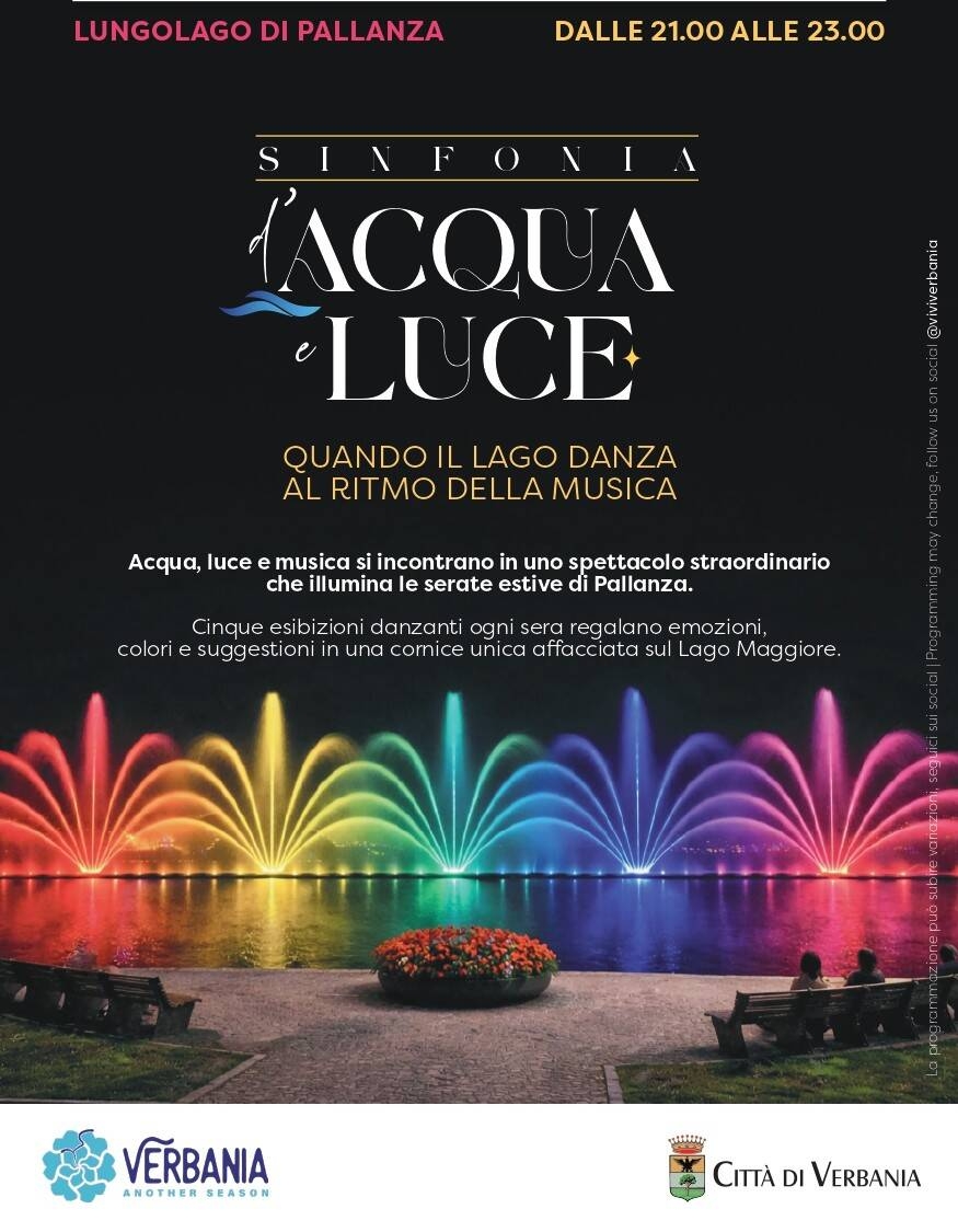 Immagine: SINFONIA D'ACQUA E LUCE