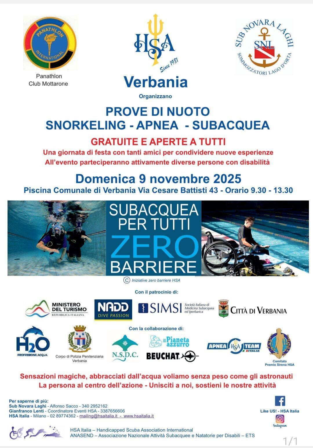 Immagine: Subacquea per tutti zero barriere 