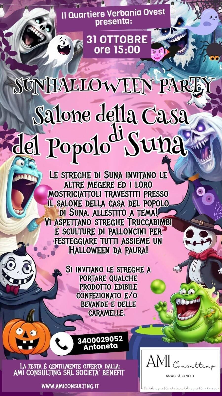 Immagine: SunHalloween Party Salone della Casa del Popolo di Suna
