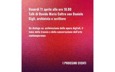 Talk di Davide Maria Coltro con Daniele Gigli