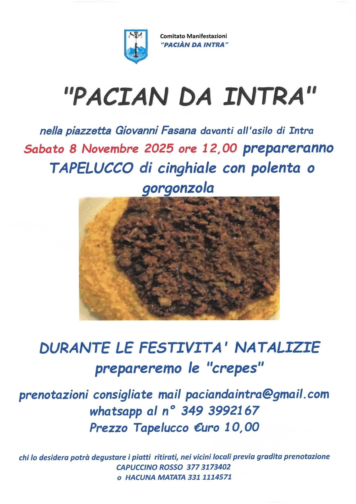 Immagine: TAPELUCCO DI CINGHIALE E POLENTA 