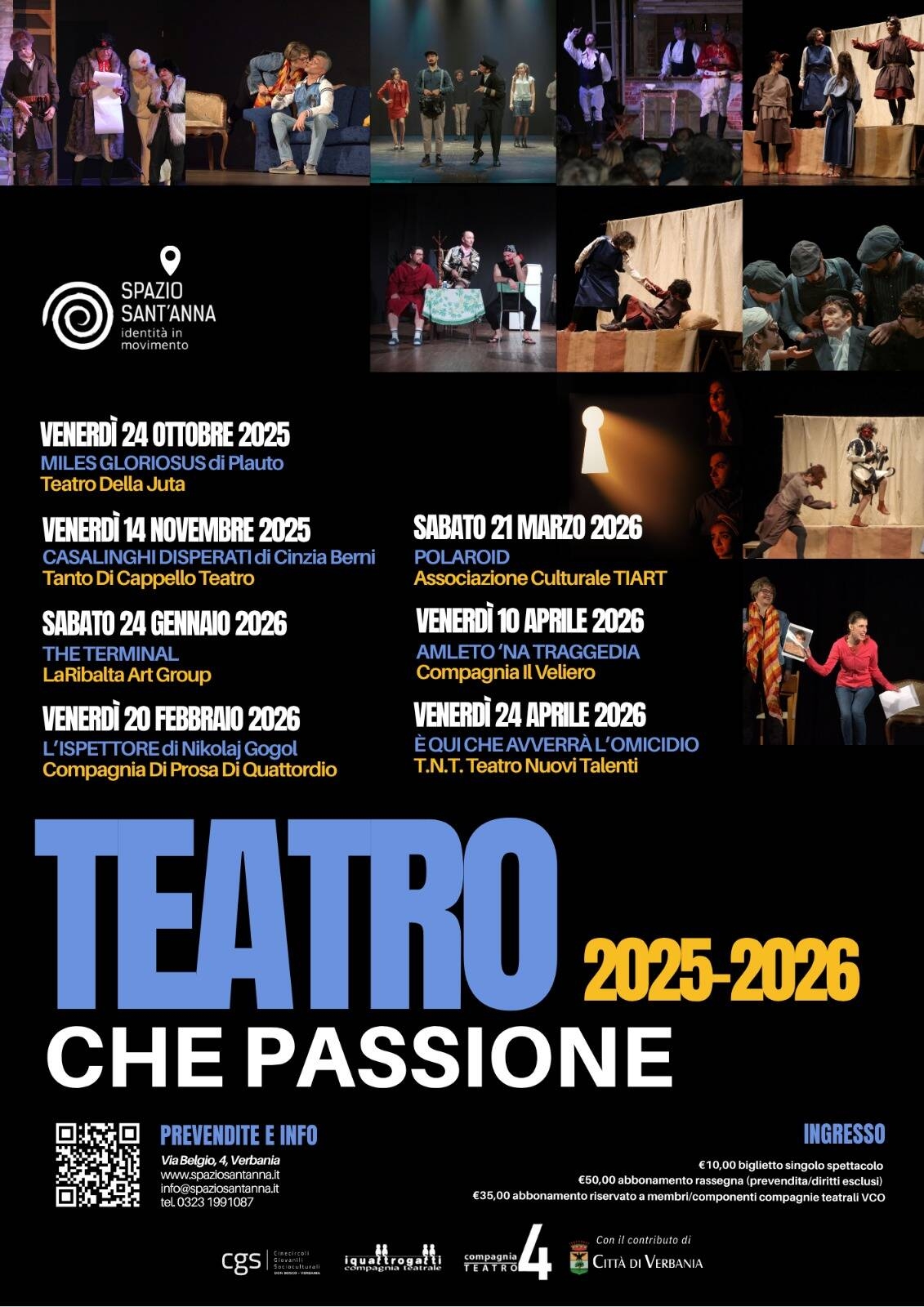 Immagine: TEATRO CHE PASSIONE 2025 – 2026