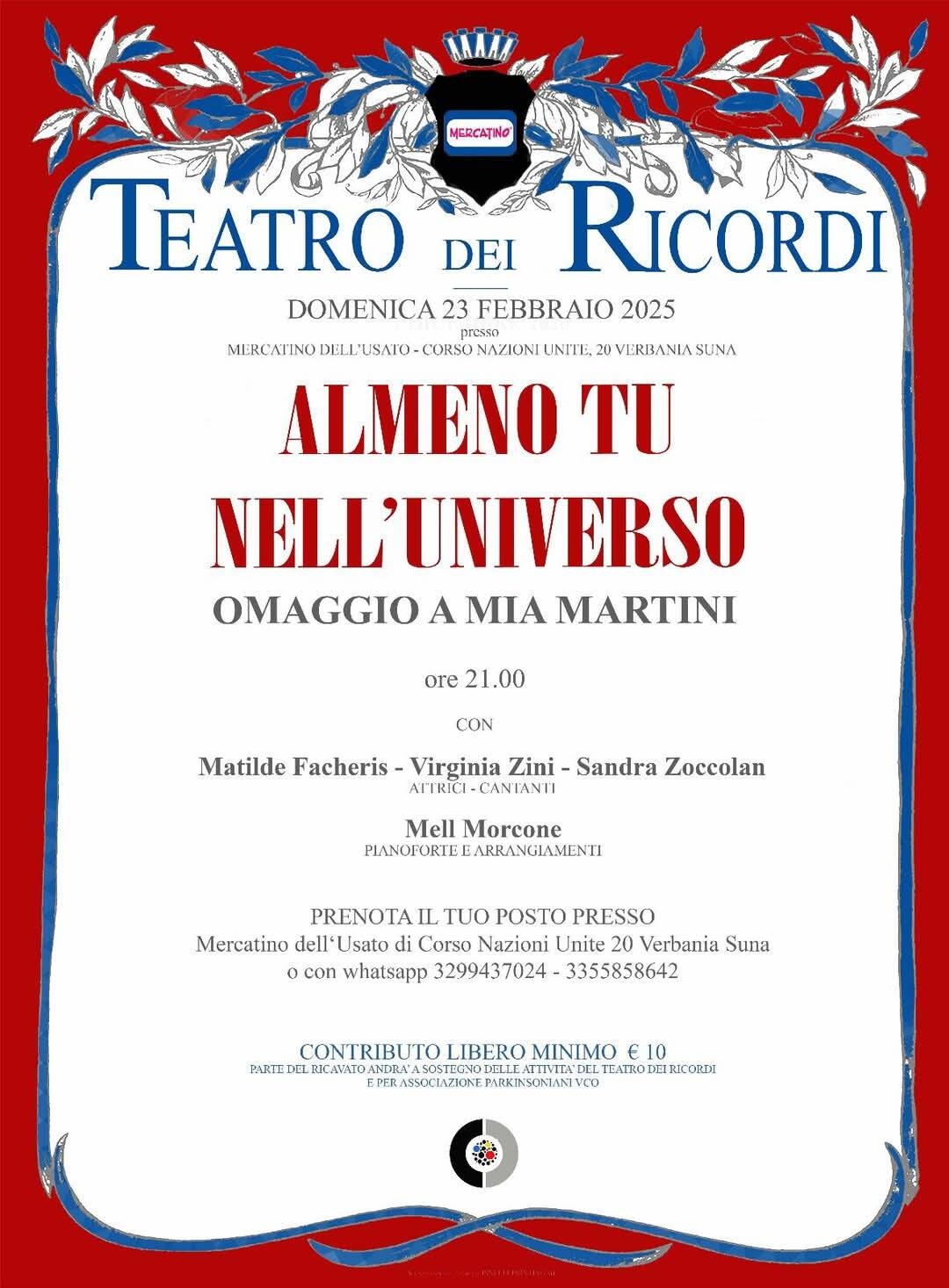 Teatro dei Ricordi Omaggio a Mia Martini