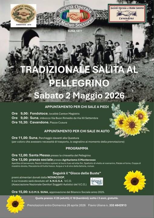 Immagine: Tradizionale salita al Pellegrino