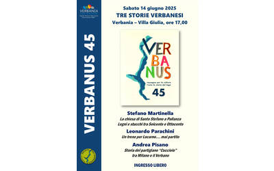Tre storie verbanesi 2025- Presentazione Verbanus 45