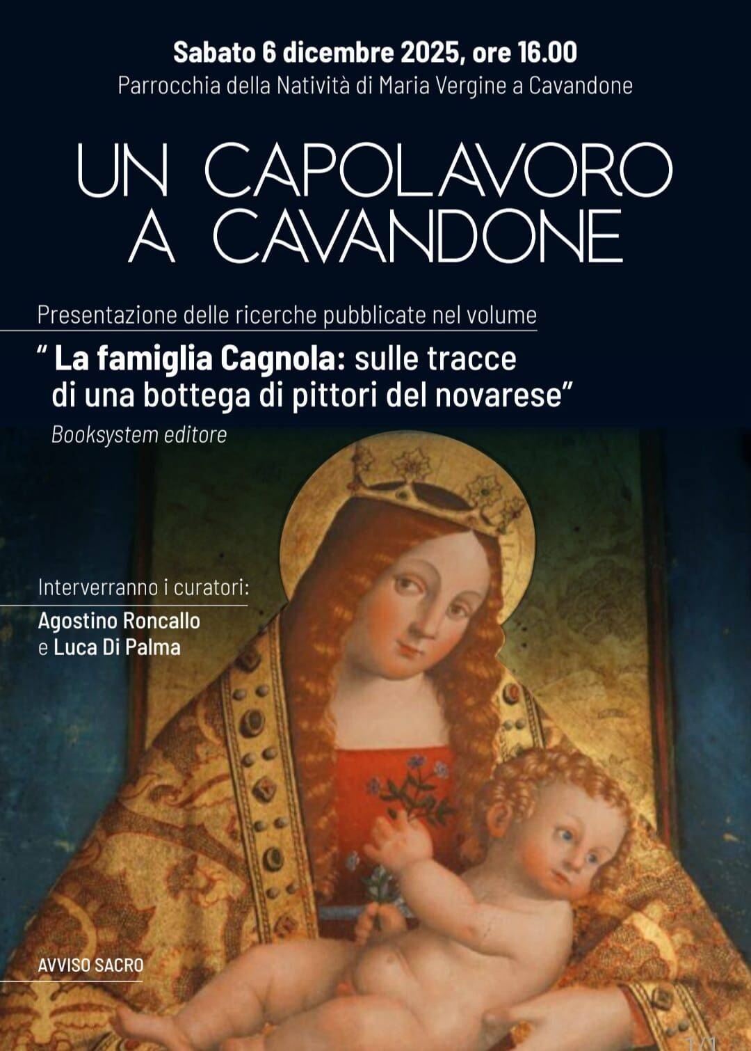 "Un capolavoro a Cavandone"