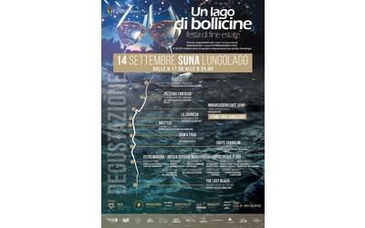 Un lago di bollicine - Festa di fine estate a Suna 
