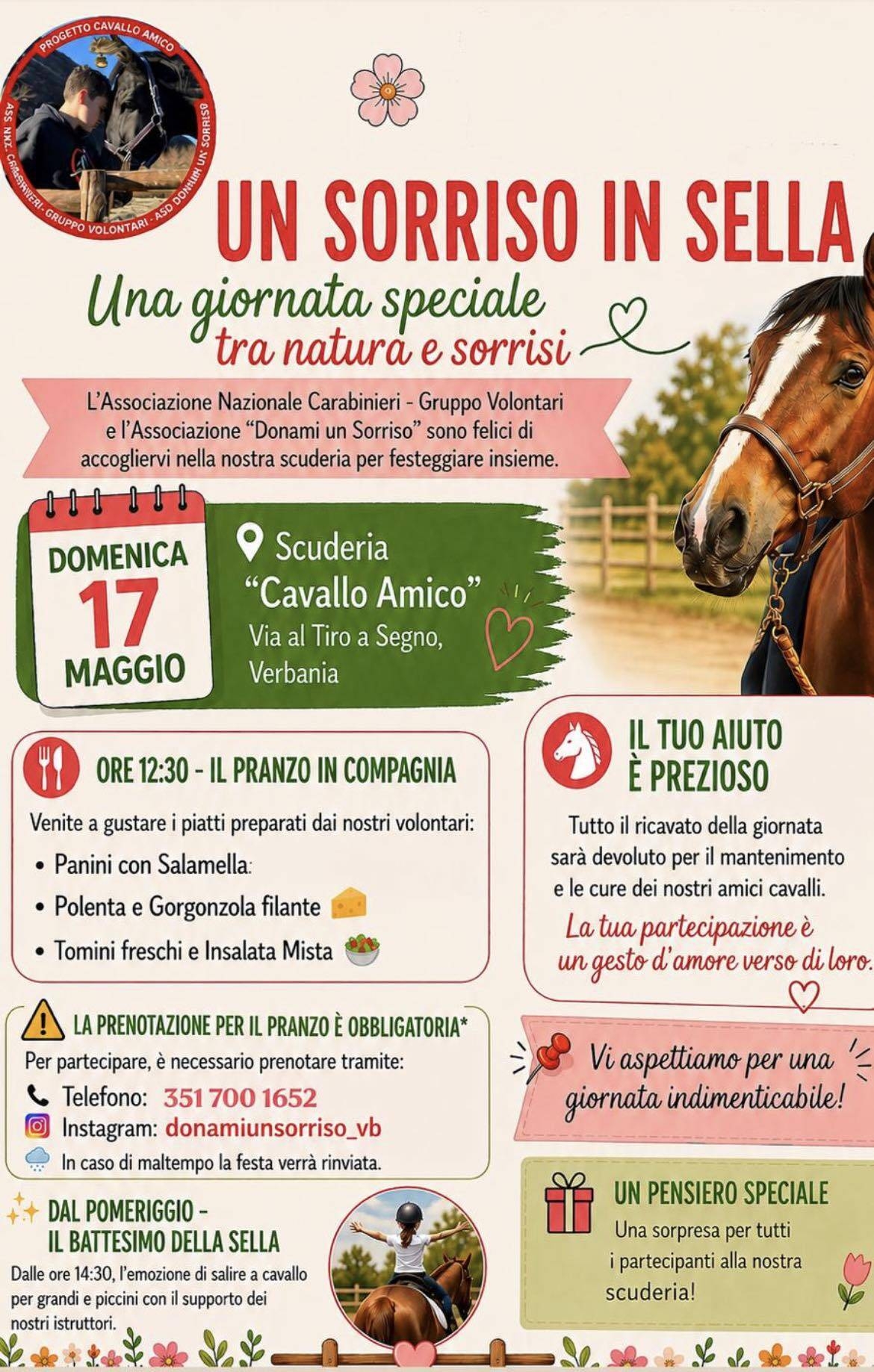 Immagine: UN SORRISO IN SELLA 