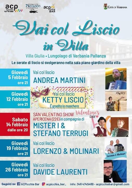 Immagine: Vai col Liscio in Villa febbraio