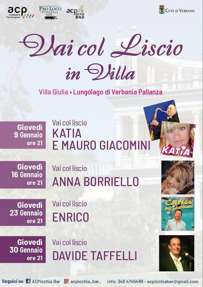 Vai col Liscio in Villa gennaio 2025