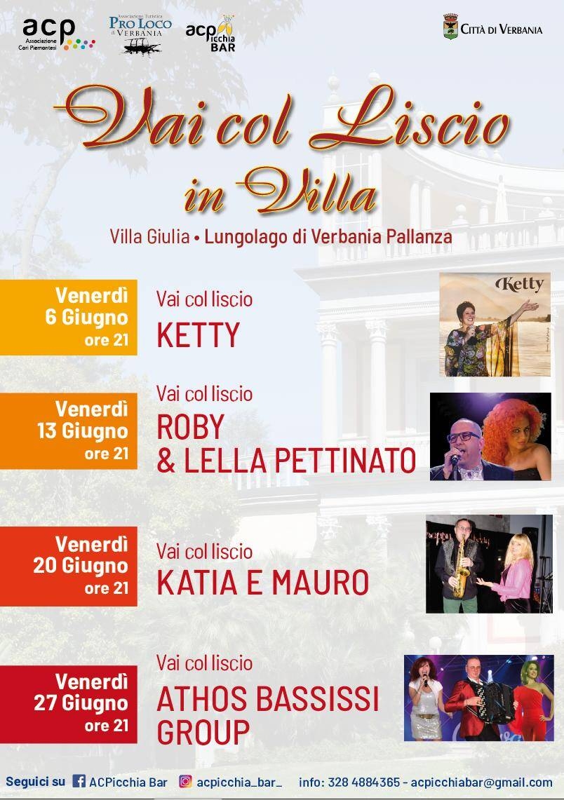 Vai col Liscio in Villa giugno 2025