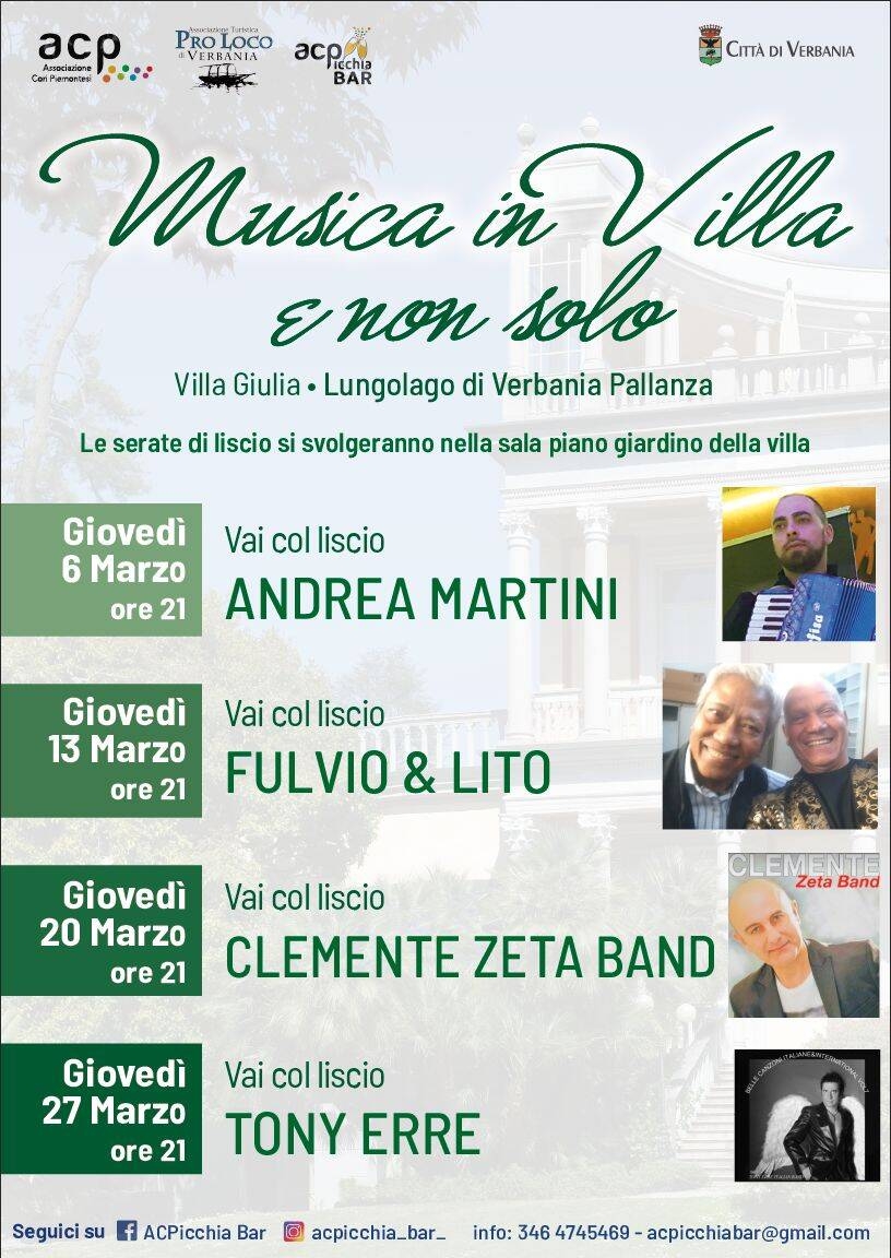 Vai col liscio in Villa marzo 2025