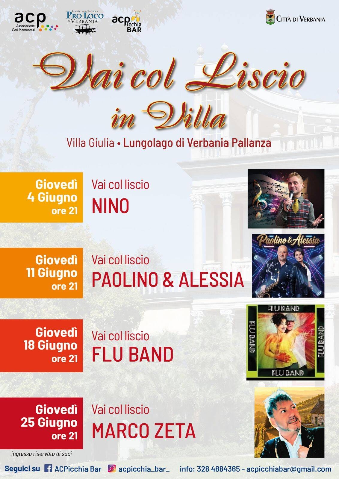 Immagine: Vai col liscio in Villa