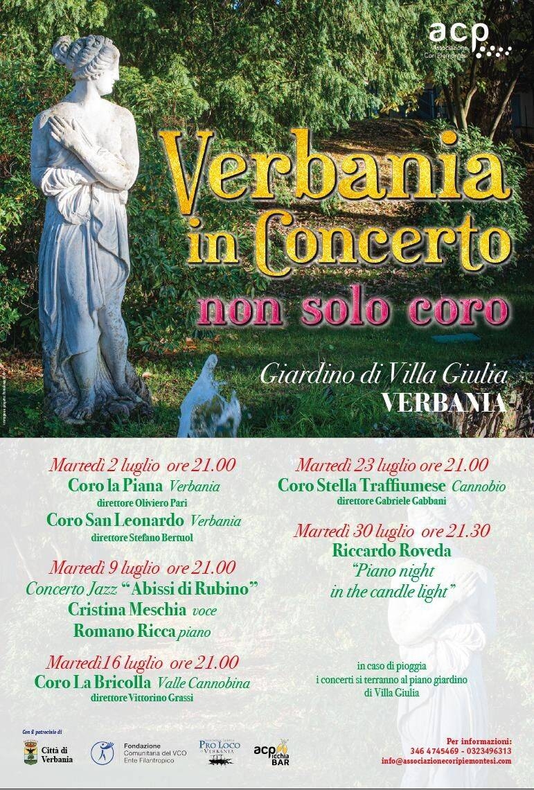 Immagine: VERBANIA IN CONCERTO, NON SOLO CORO