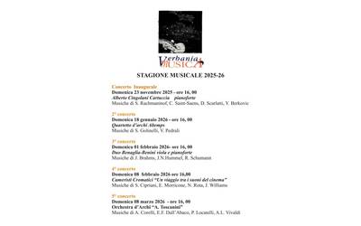 Immagine: Verbania Musica 2025 2026