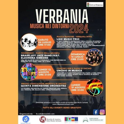 Immagine: VERBANIA .... MUSICA NEI DINTORNI 2024