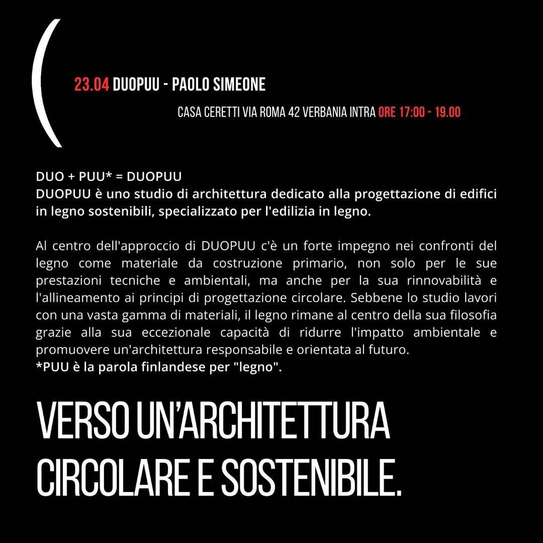 Immagine:  "Verso un'architettura circolare e sostenibile. Tra ricerca e mondo reale" 