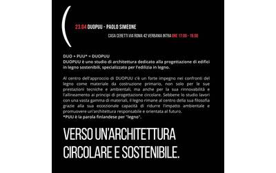 Immagine:  "Verso un'architettura circolare e sostenibile. Tra ricerca e mondo reale" 