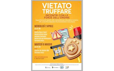 Vietato truffare - Incontri con le Forze dell'Ordine