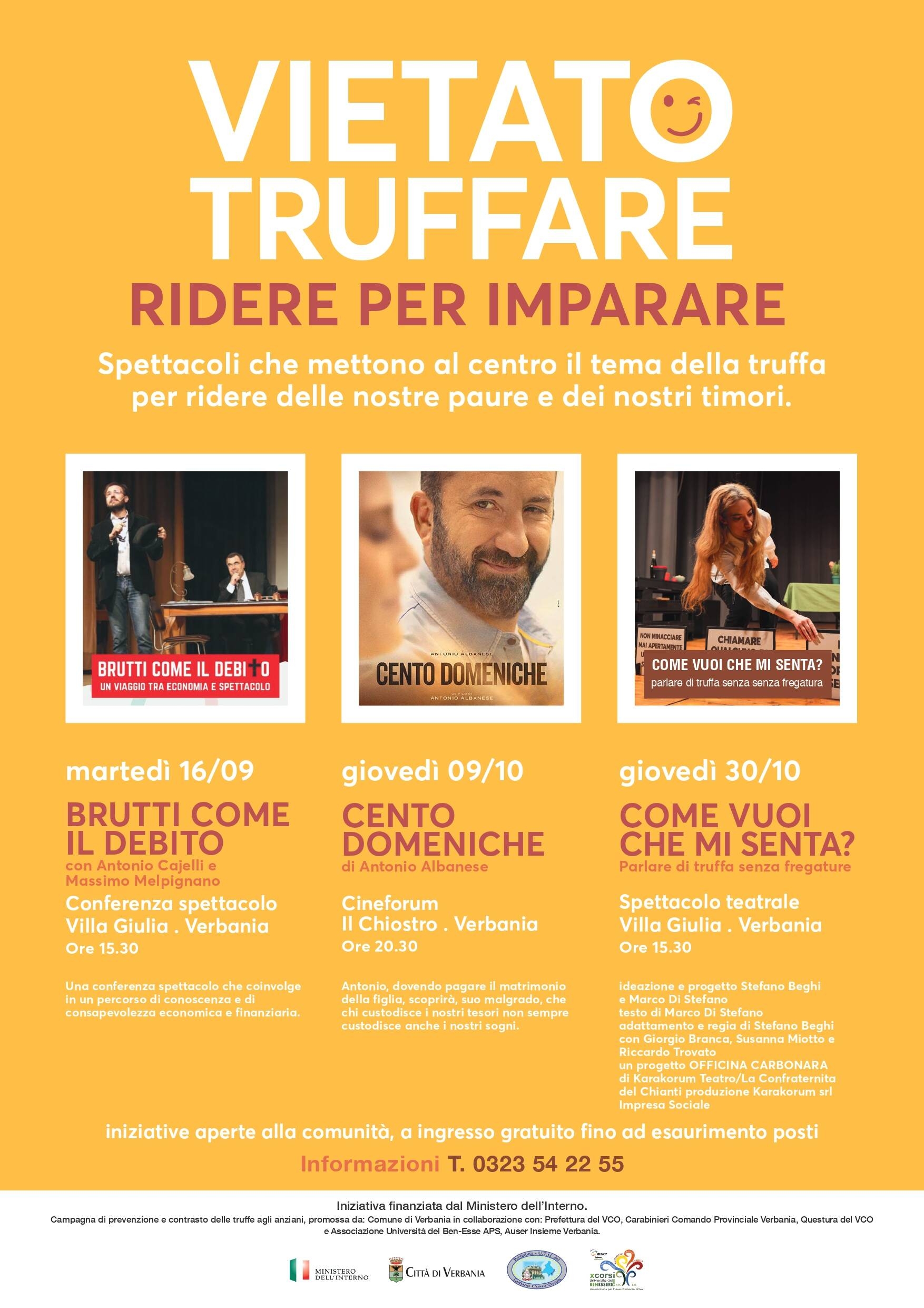 Vietato truffare - Ridere per imparare