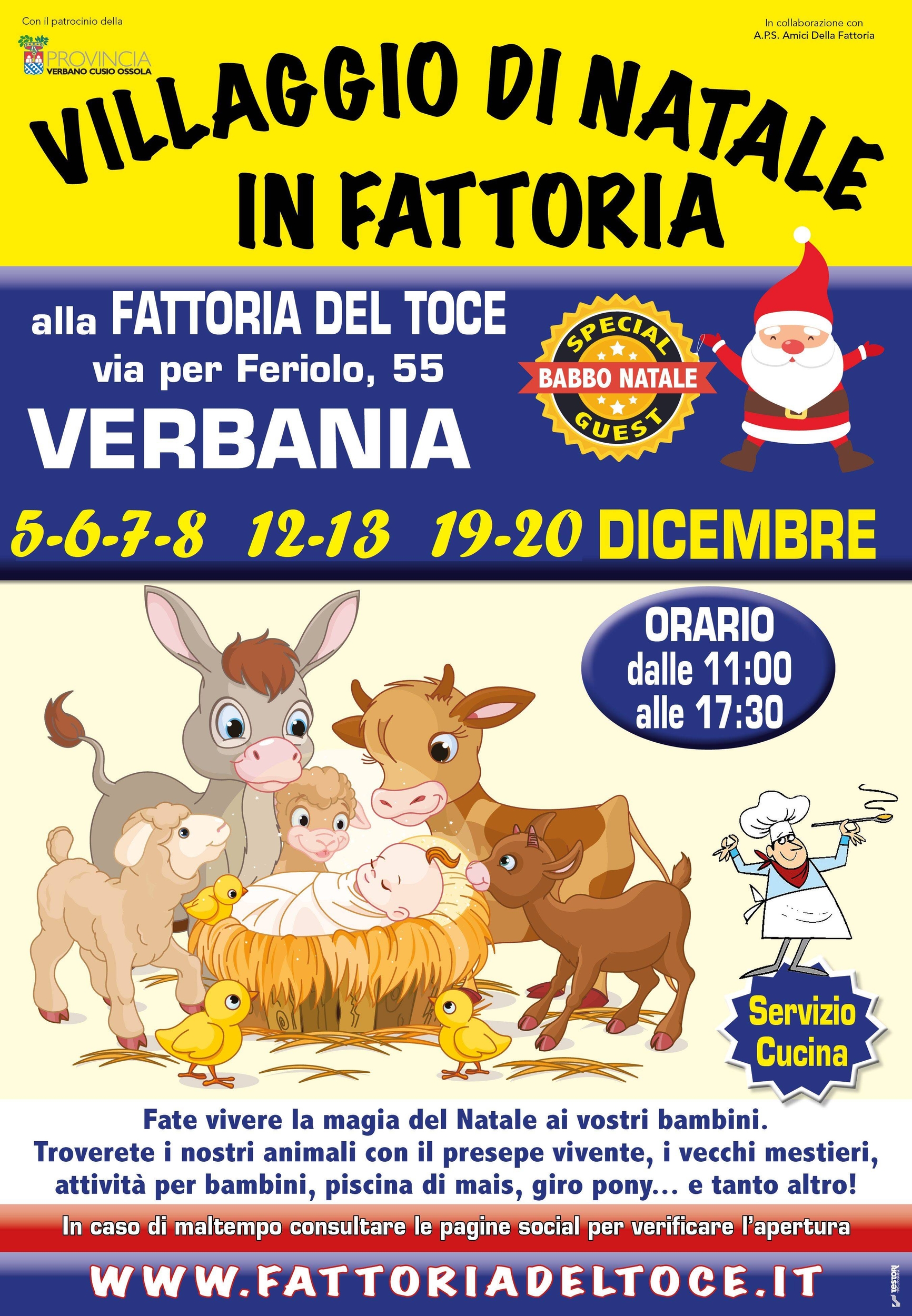 Villaggio di Natale in Fattoria 2026
