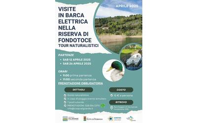Visite in barca elettrica nella Riserva di Fondotoce aprile